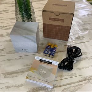 Cloudnola Block Clock 3in1 Alarm Clock Rechargeable & Battery Multi Function